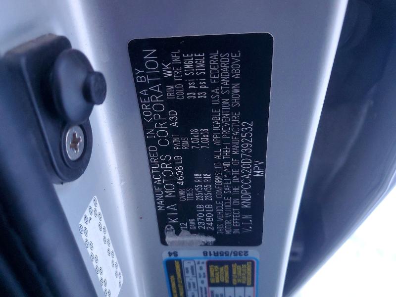 Photo 14 from auction – 2013 KIA SPORTAGE E with VIN KNDPCCA20D7392532
