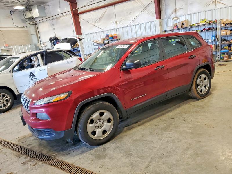 JEEP CHEROKEE S 2014 with VIN 1C4PJMAB3EW187631 - Photo from auction