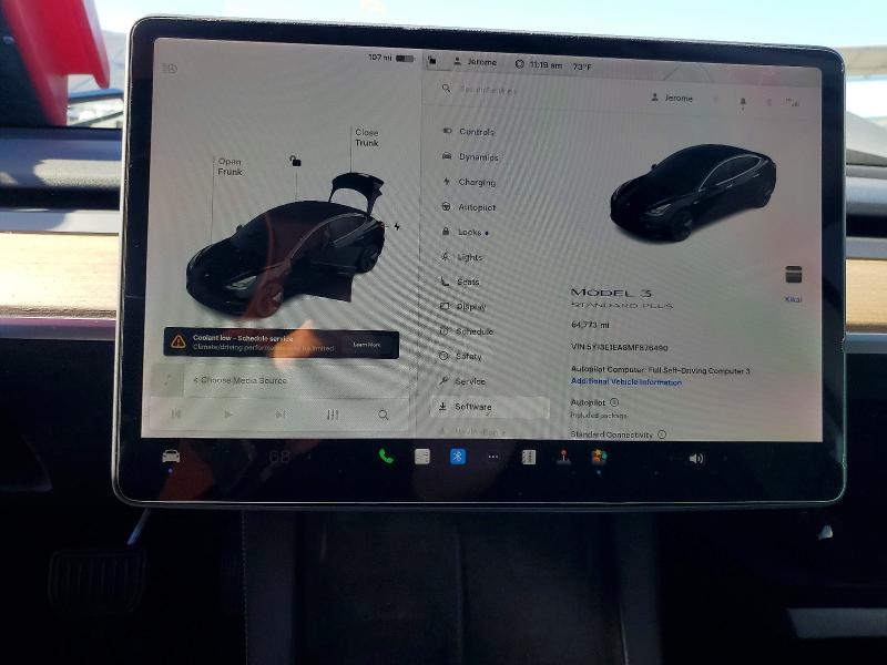 Photo 9 from auction – 2021 TESLA MODEL 3 with VIN 5YJ3E1EA8MF876490