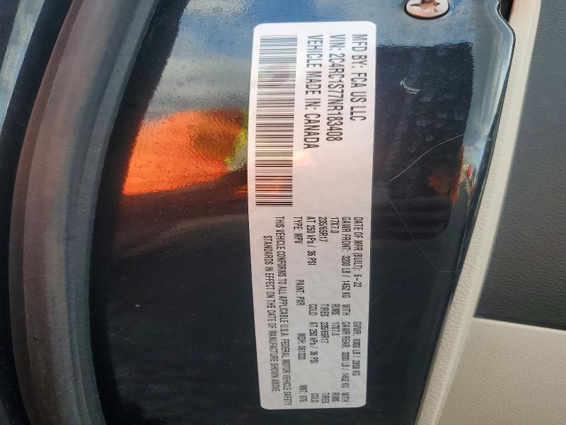 Photo 14 from auction – 2022 CHRYSLER PACIFICA H with VIN 2C4RC1S77NR183408