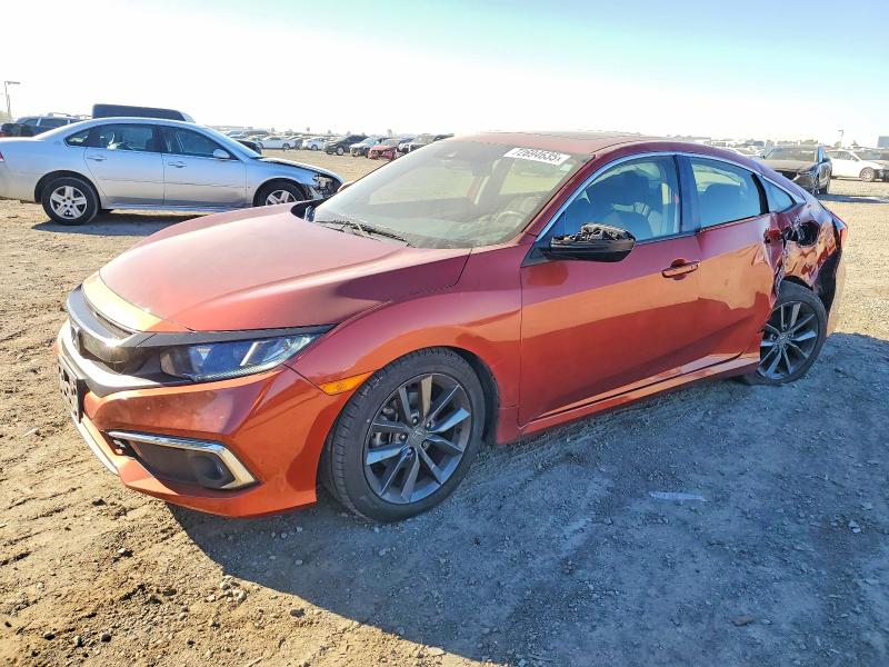 HONDA CIVIC EX 2019 with VIN JHMFC1F33KX013679 - Photo from auction