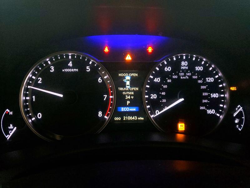 Photo 9 from auction – 2013 LEXUS GS 350 with VIN JTHBE1BL7D5009065