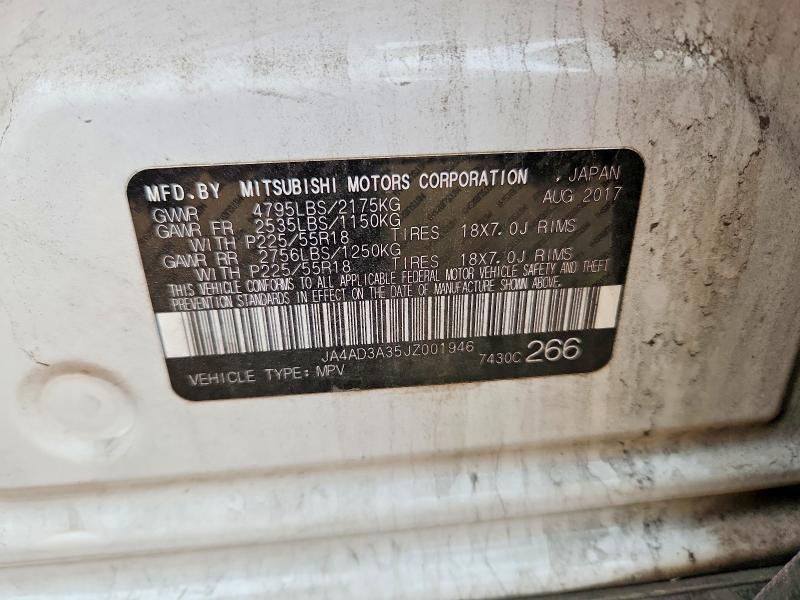 Photo 14 from auction – 2018 MITSUBISHI OUTLANDER with VIN JA4AD3A35JZ001946