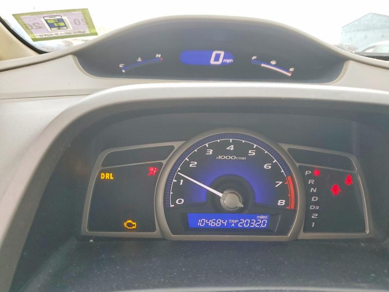 Photo 9 from auction – 2007 HONDA CIVIC LX with VIN 2HGFA16517H513734