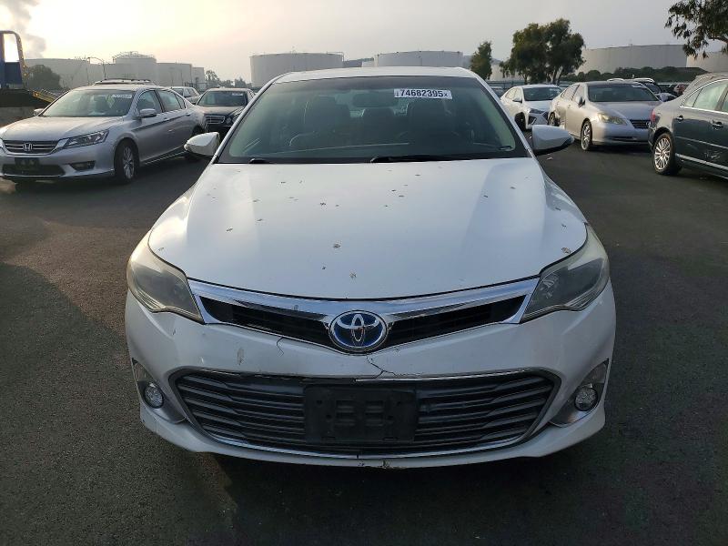 Photo 5 from auction – 2013 TOYOTA AVALON HYB with VIN 4T1BD1EB8DU002537