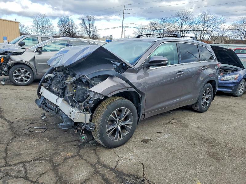 TOYOTA HIGHLANDER 2016 with VIN 5TDJKRFH6GS291434 - Photo from auction