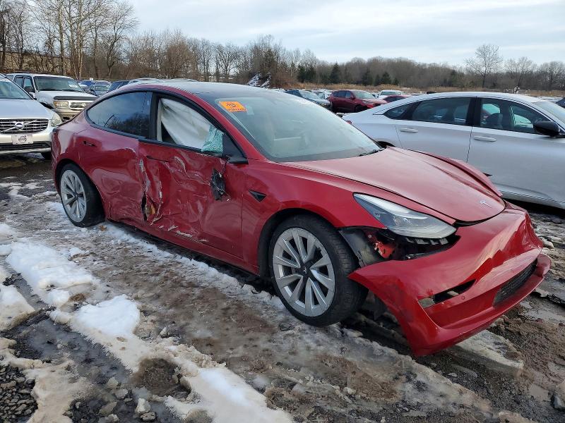 Photo 4 from auction – 2022 TESLA MODEL 3 with VIN 5YJ3E1EA4NF189539