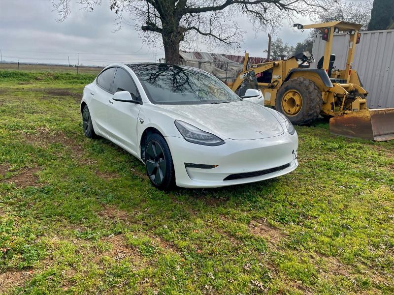 TESLA MODEL 3 2022 with VIN 5YJ3E1EBXNF250465 - Photo from auction