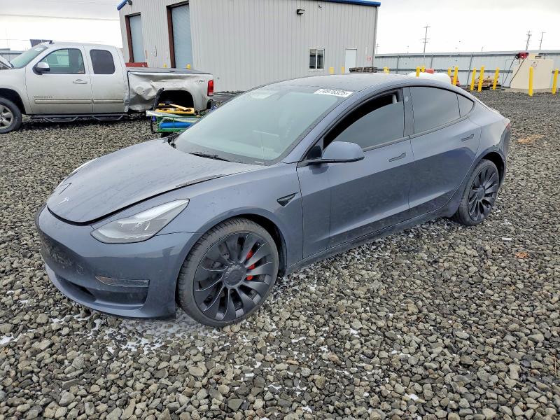 TESLA MODEL 3 2023 with VIN 5YJ3E1EC5PF488672 - Photo from auction