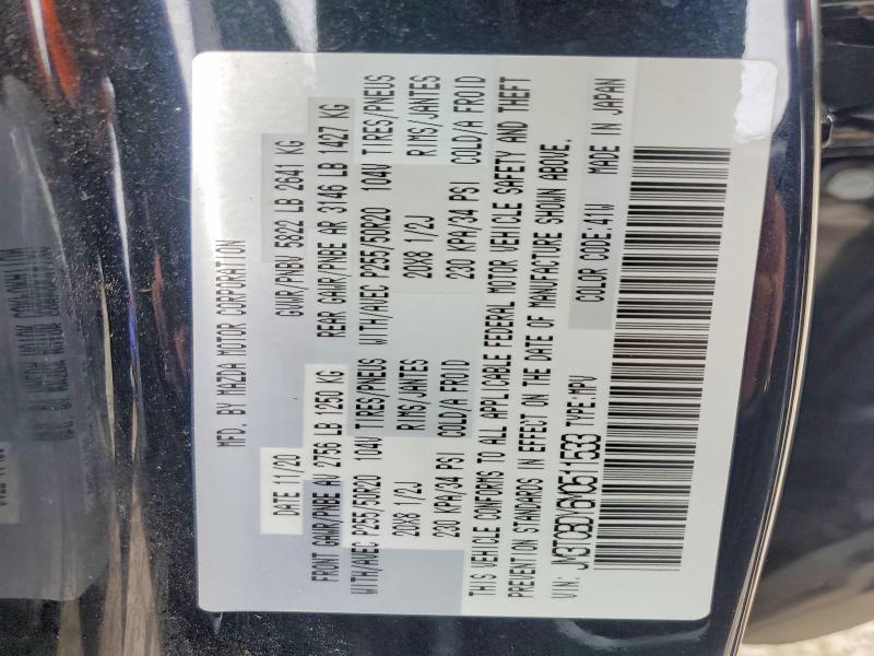 Foto 14 de la subasta – 2021 MAZDA CX-9 GRAND con VIN JM3TCBDY6M0511533