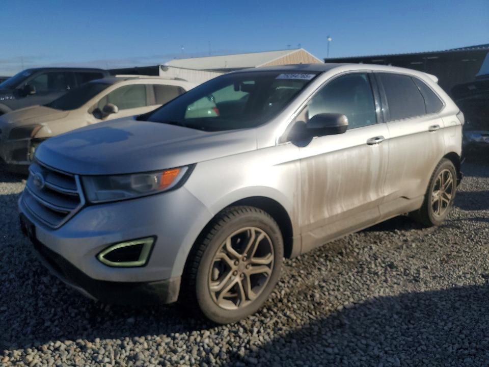 FORD EDGE TITAN 2015 with VIN 2FMTK3K8XFBB39342 - Photo from auction