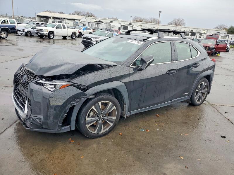 LEXUS UX 250H 2021 with VIN JTHX9JBH9M2046609 - Photo from auction