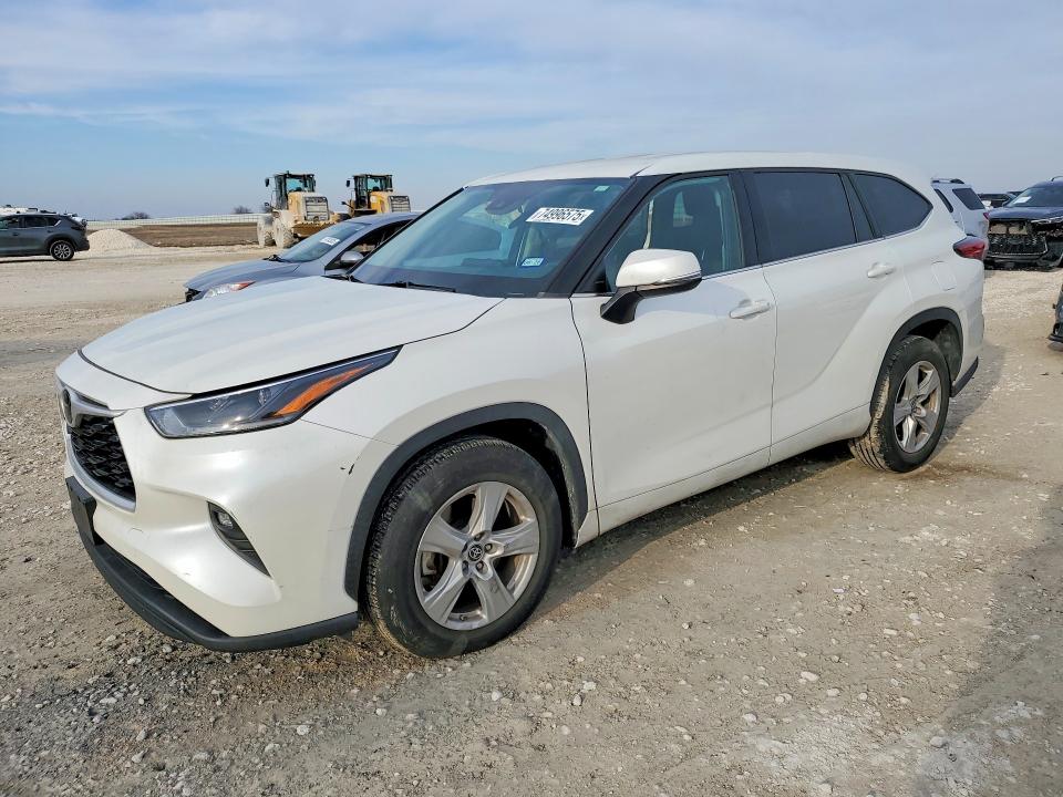 TOYOTA HIGHLANDER 2021 with VIN 5TDZZRAHXMS516844 - Photo from auction