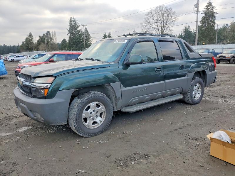 CHEVROLET AVALANCHE 2002 with VIN 3GNEK13TX2G128389 - Photo from auction