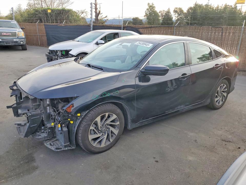HONDA CIVIC EX 2017 with VIN 19XFC2F72HE231941 - Photo from auction