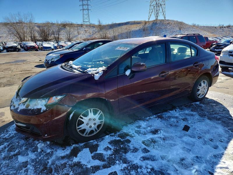 HONDA CIVIC LX 2013 with VIN 19XFB2F56DE008006 - Photo from auction
