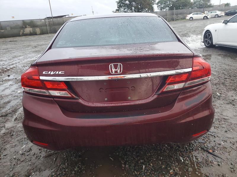 Фото 6 с аукциона – 2013 HONDA CIVIC LX с VIN 19XFB2F57DE257463