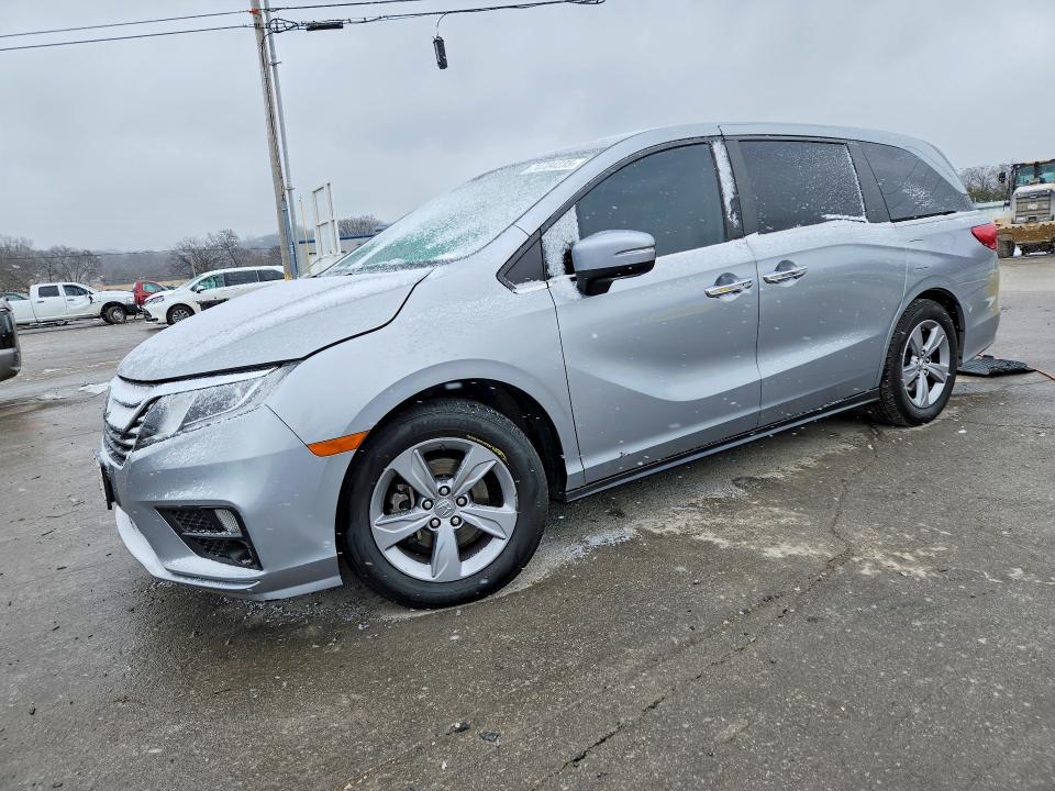 HONDA ODYSSEY EX 2018 with VIN 5FNRL6H77JB014144 - Photo from auction