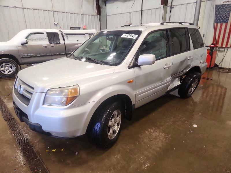 HONDA PILOT EX 2006 with VIN 5FNYF18556B020519 - Photo from auction