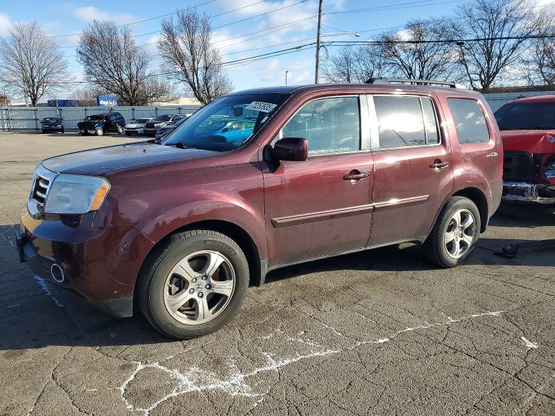 HONDA PILOT EXL 2015 with VIN 5FNYF3H56FB022128 - Photo from auction