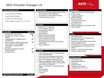 Zdjęcie 13 z aukcji – 2023 CHRYSLER VOYAGER z VIN 2C4RC1CG1PR529941