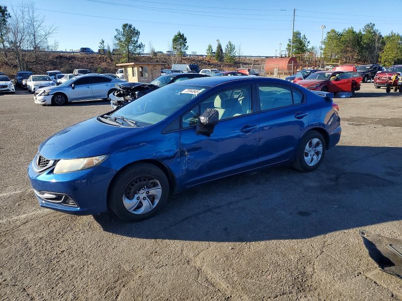 HONDA CIVIC LX 2013 with VIN 19XFB2F5XDE006307 - Photo from auction