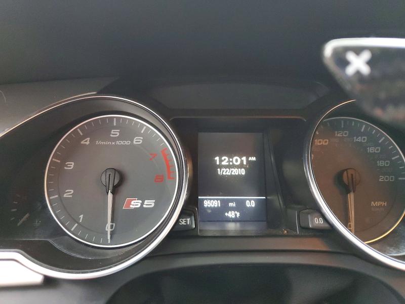 Photo 9 from auction – 2011 AUDI S5 PREMIUM with VIN WAUCVAFR1BA047901