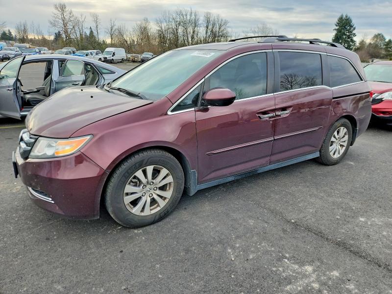 HONDA ODYSSEY EX 2014 with VIN 5FNRL5H6XEB089119 - Photo from auction
