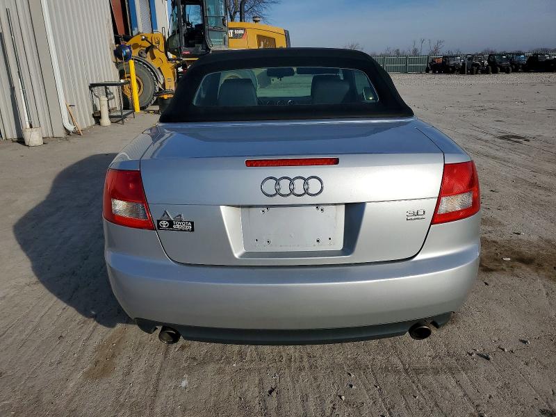 Photo 6 from auction – 2005 AUDI A4 QUATTRO with VIN WAUDT48H95K019343