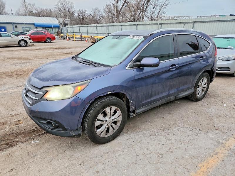 HONDA CR-V EXL 2013 with VIN 2HKRM4H72DH603593 - Photo from auction
