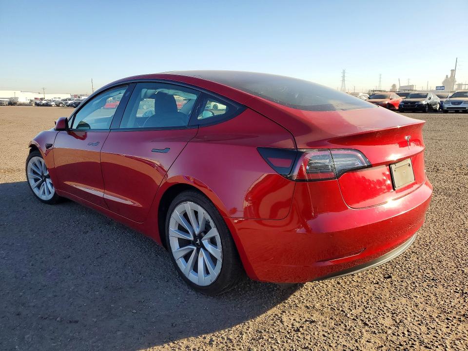 Photo 2 from auction – 2022 TESLA MODEL 3 with VIN 5YJ3E1EA2NF288344
