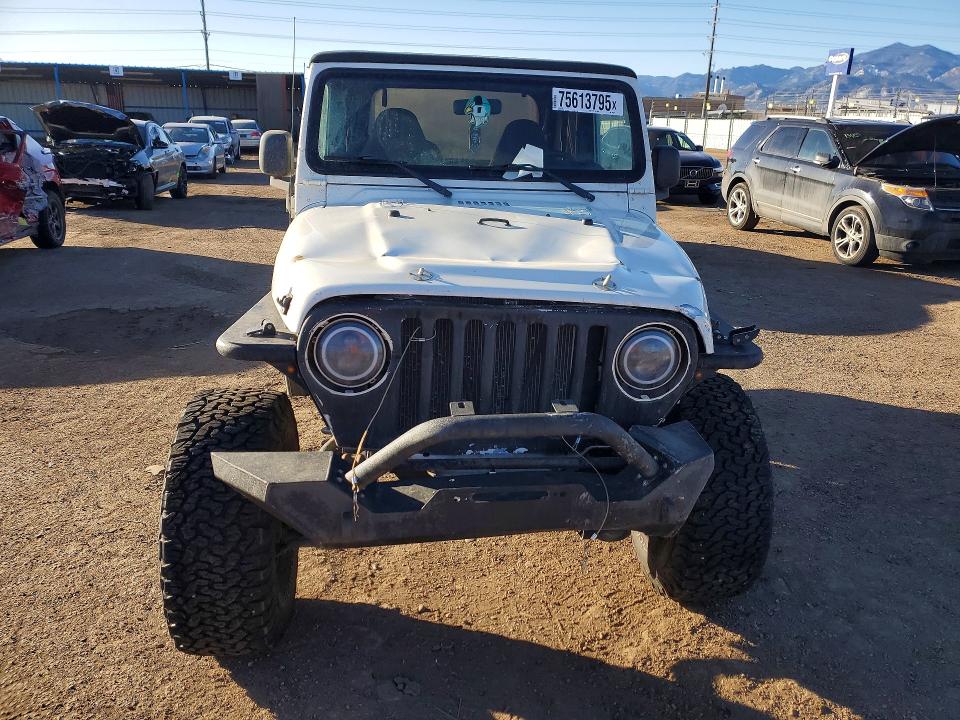 Photo 5 from auction – 2000 JEEP WRANGLER / with VIN 1J4FA29P5YP796177