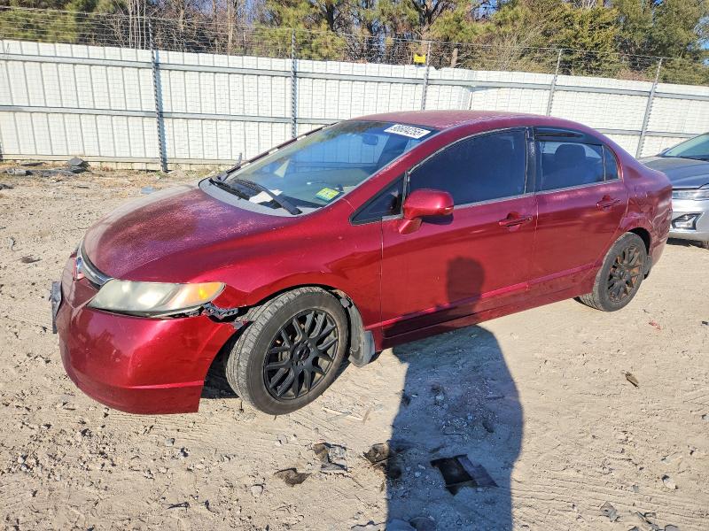HONDA CIVIC LX 2008 with VIN 2HGFA16528H520595 - Photo from auction
