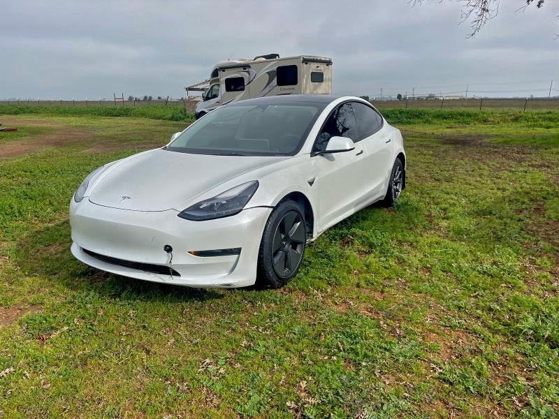 Photo 2 from auction – 2022 TESLA MODEL 3 with VIN 5YJ3E1EBXNF250465