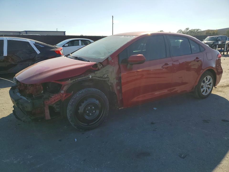 TOYOTA COROLLA 2020 with VIN 5YFEPRAE8LP079704 - Photo from auction