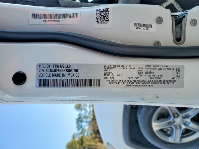 Photo 14 from auction – 2023 JEEP COMPASS with VIN 3C4NJDBN6PT553056