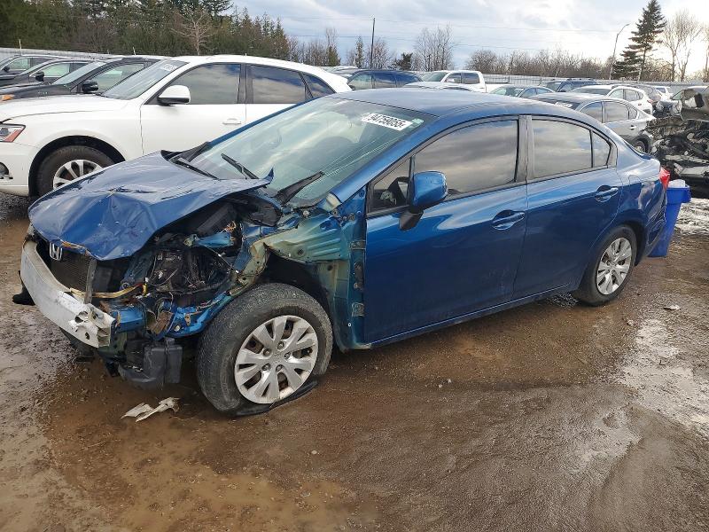HONDA CIVIC LX 2012 with VIN 2HGFB2F49CH022901 - Photo from auction