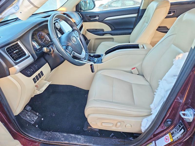 Photo 7 from auction – 2019 TOYOTA HIGHLANDER with VIN 5TDJZRFH2KS968435