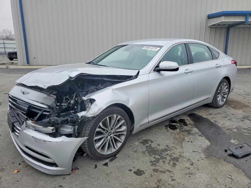 GENESIS G80 BASE 2017 with VIN KMHGN4JE6HU190792 - Photo from auction