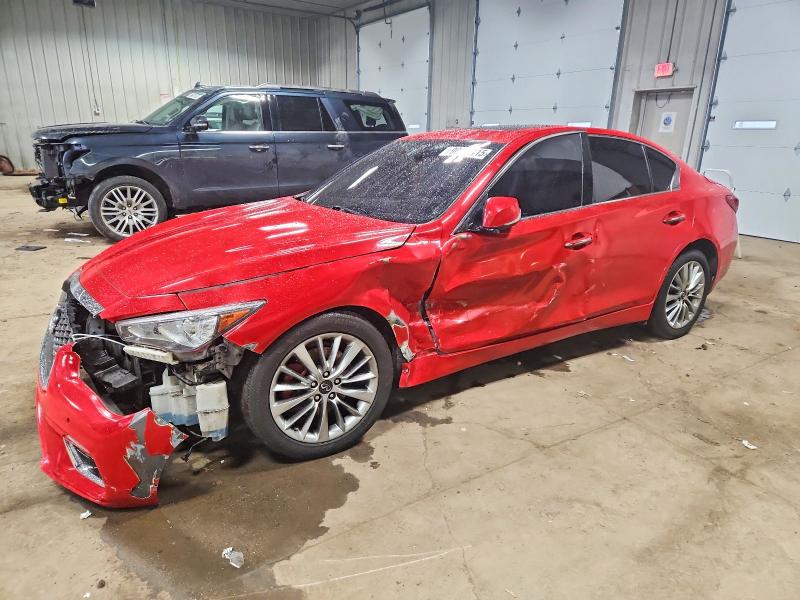 INFINITI Q50 LUXE 2021 with VIN JN1EV7BR2MM751517 - Photo from auction