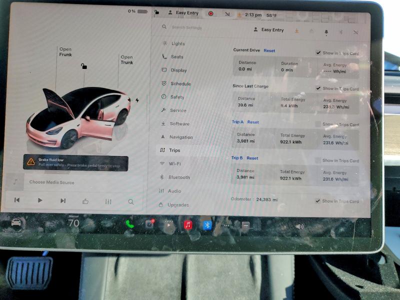Photo 9 from auction – 2022 TESLA MODEL 3 with VIN 5YJ3E1EA3NF354450