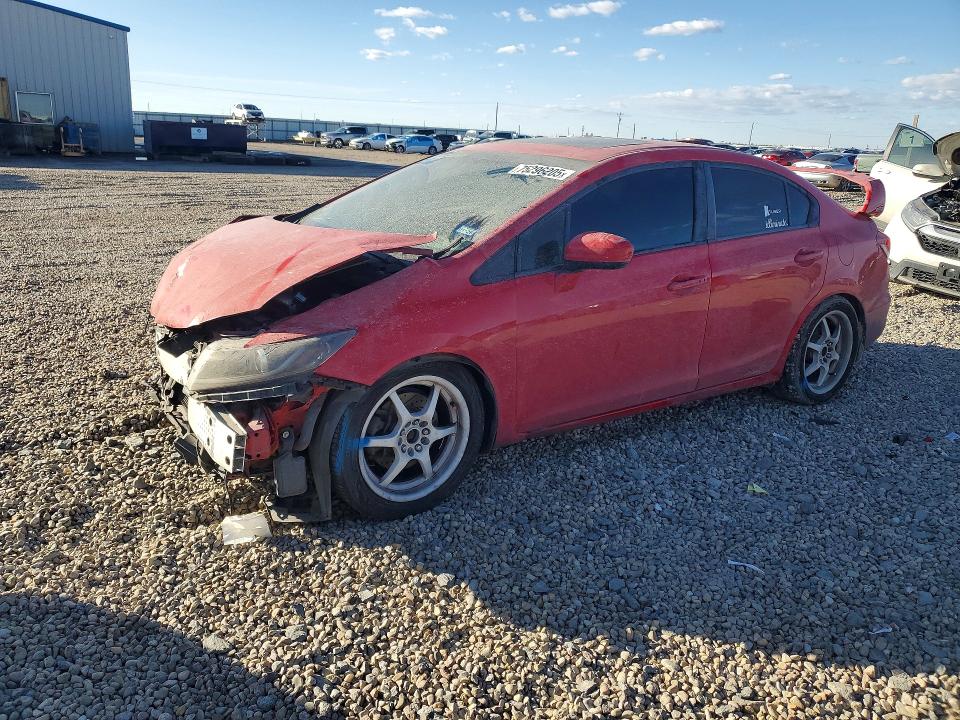 HONDA CIVIC 2015 with VIN 2HGFB6E52FH704041 - Photo from auction