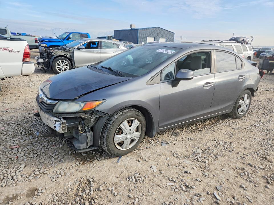 HONDA CIVIC LX 2012 with VIN 2HGFB2F53CH316416 - Photo from auction