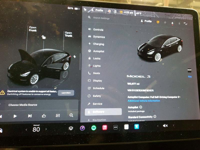 Photo 9 from auction – 2022 TESLA MODEL 3 with VIN 5YJ3E1EA1NF187571