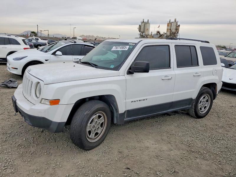 Photo 1 from auction – 2016 JEEP PATRIOT SP with VIN 1C4NJPBA2GD754053