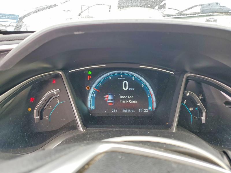 Photo 9 from auction – 2017 HONDA CIVIC EX with VIN 19XFC2F71HE219344
