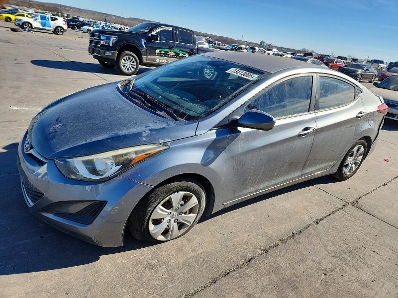 HYUNDAI ELANTRA 2016 with VIN KMHDH4AEXGU619828 - Photo from auction