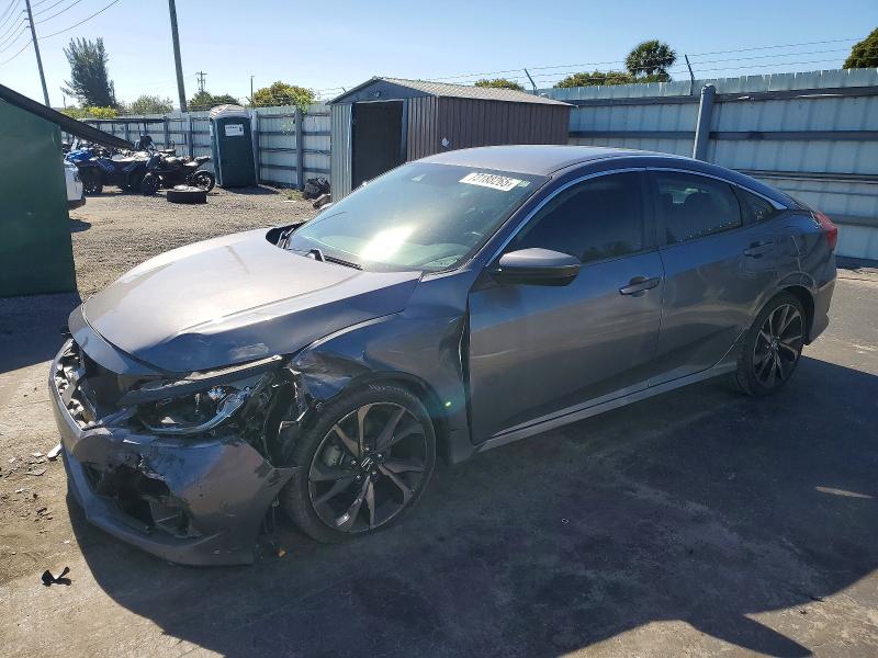 HONDA CIVIC 2019 with VIN 2HGFC2F82KH554649 - Photo from auction