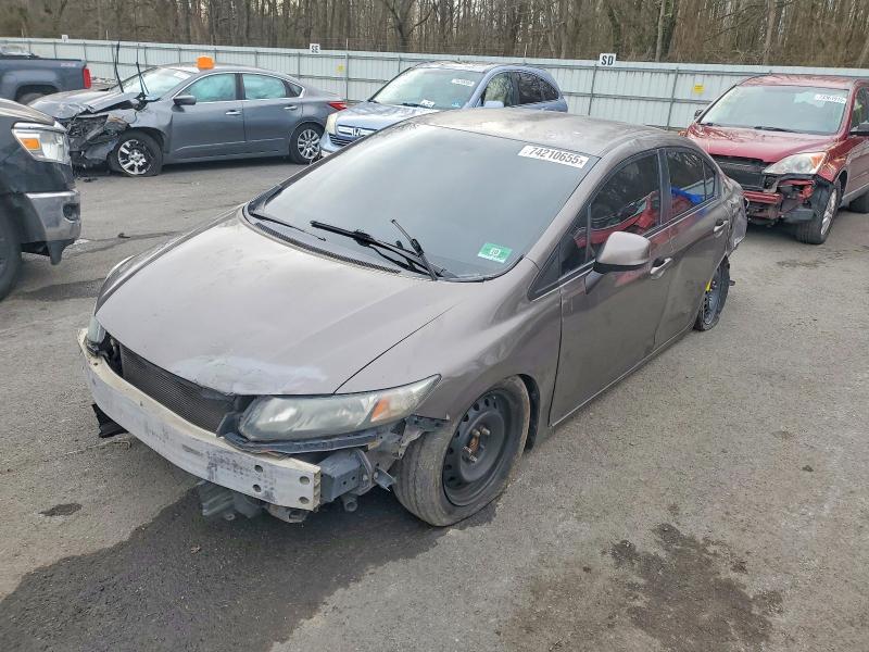 HONDA CIVIC LX 2013 with VIN 2HGFB2F56DH548333 - Photo from auction