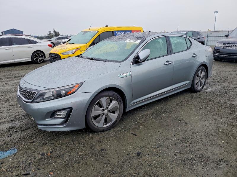 KIA OPTIMA HYB 2016 with VIN KNAGN4AD1G5092450 - Photo from auction
